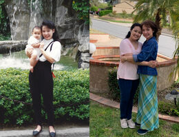 Bonded at birth, Brittany Chow (left), grew even closer with her mother, Elizabeth (right), when she donated a kidney to her. 