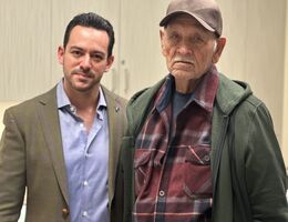 Luciano Dueñas Villafuente with Dr. David Caba Molina