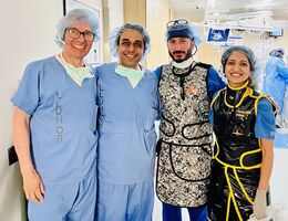 From left: Jonathan M. Tobis, Vinoy Prasad, Ahmed Seliem, Purvi Parwani