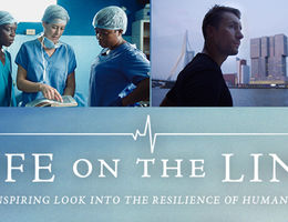 Loma Linda will reach 61 percent of U.S. television households when season three of “Life on the Line” airs nationwide beginning next week. Graphic with title of show