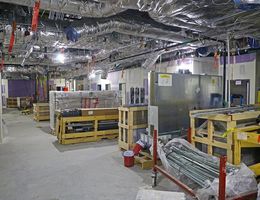 Kitchen construction in new hospital