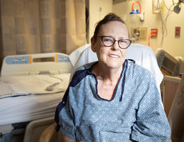 woman smiling at the camera