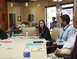 Nellie Leon, DrPH, MPH, assistant clinical professor at the School of Public Health, spoke to the 2017 Community Health Development Initiative awardees at Loma Linda University Health on June 22.