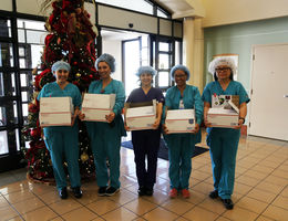 Loma Linda University Medical Center Operating Room department staff sponsored eight ‘Give to a Giver’ boxes.