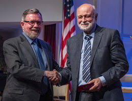 Dr. Hart receives Weniger Award Dr. Hart receives Weniger Award