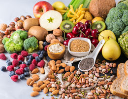Fruits, vegetables and nuts