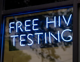 Sign reading Free HIV Testing