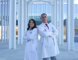 From left:  Vinisha Garg, MD, and Fabrizio Luca, MD.