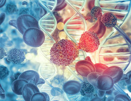 DNA strand in cancer tumor