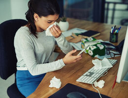 Blowing your nose