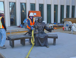 Come Unto Me Sculpture new site Come Unto Me Sculpture new site