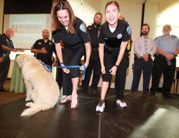 two officers with canine 