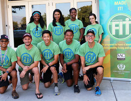 Students, faculty and pediatric residents serve as staff for Operation Fit, a series of one-week health camps held each summer at Loma Linda University Drayson Center.