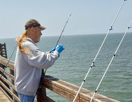 Floyd Butler returned to his favorite hobbies, such as fishing, after undergoing a minimally invasive valve-in-valve procedure at Loma Linda University Medical Center. Floyd Butler returned to his favorite hobbies, such as fishing, after undergoing a minimally invasive valve-in-valve procedure at Loma Linda University Medical Center.