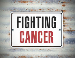 Sign that says Fighting Cancer