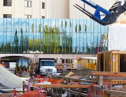 Schuman Pavilion Pedestrian Bridge receives protective glass walls