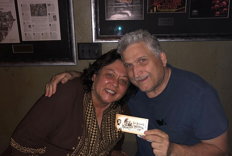 Esther and John at Zak Bagans