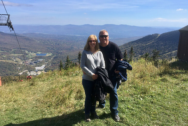Julie and her husband, Tom