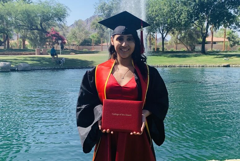 Melendrez graduated from College of the Desert with an Associate’s Degree 