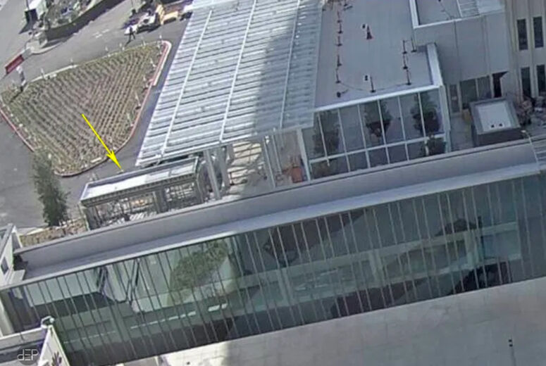 Valet parking building nears completion