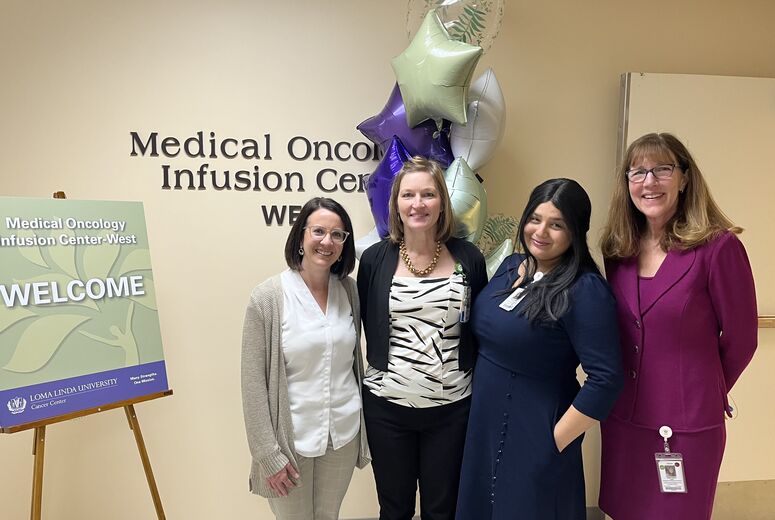 The Cancer Center team welcomes patients to its new infusion center