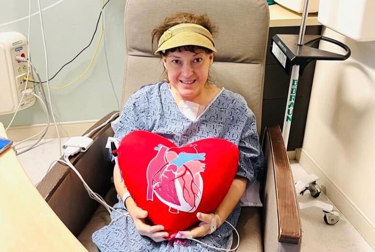 Melissa Peffer after her heart surgery