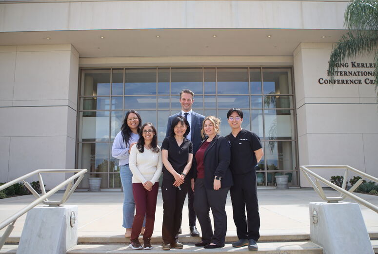 pediatric urology team poses for photo