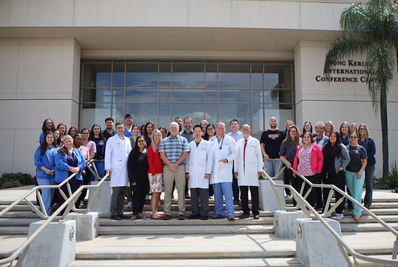 Pediatric Cardiology & Heart Surgery teams pose for group photo