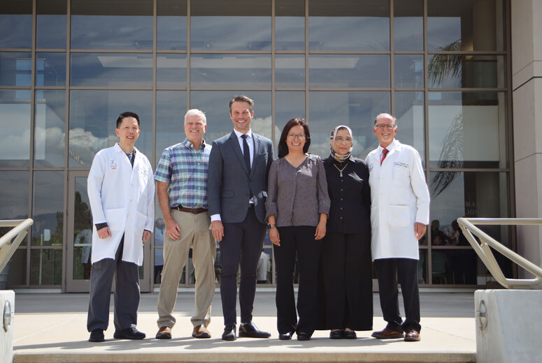 physicians pose for photo