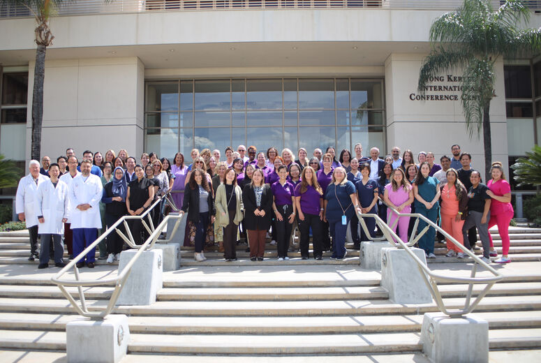 Neonatology team poses for group photo