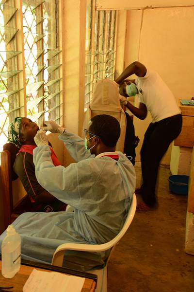 More than 700 dental patients were treated during the trip.