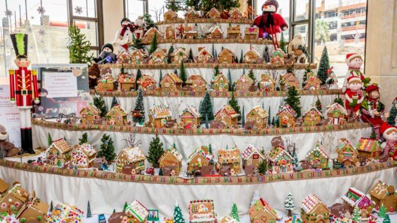 Media Alert: Gingerbread Village building and decorating for patients