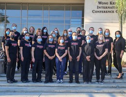 Loma Linda University Children’s Hospital recognized as a Gold Level Center for Excellence in Life Support team stands in celebration