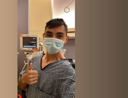 Phillip Gomez underwent three surgeries at Loma Linda University Medical Center to cure him of ulcerative colitis.