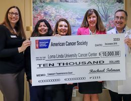 American Cancer Society donates $10,000 to help cancer patients