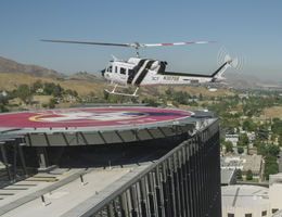 Training flights for the air rescue teams that partner with Loma Linda University Health have started. The new hospital has a helipad on the roof, more than 200 feet above ground level. Training flights begin for air rescue providers