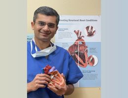 Harit Desai, MD, the associate director for the cardiac catheterization lab and structural heart intervention program at LLUMC – Murrieta