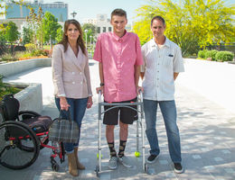 A miracle walk Family portrait