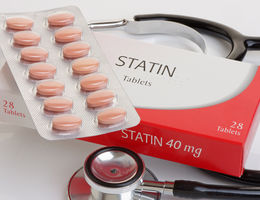 Generic Pack of Statins stock photo
