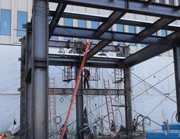 Hospital’s Main Entrance Area Taking Shape