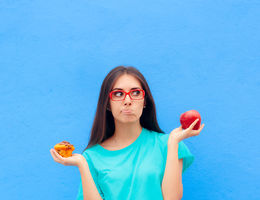 Dietitian-approved ways to curb your sweet tooth Apple or cupcake