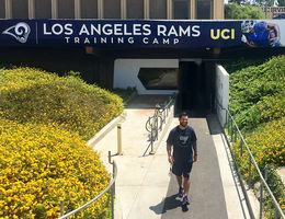 School of Public Health student’s summer practicum helped NFL’s Los Angeles Rams