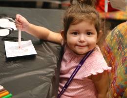 Pediatric patients celebrate the season with a fall festival thanks to Spirit Stores