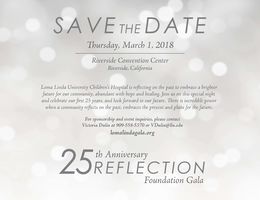 Media Alert: Save the Date – 25th annual Foundation Gala, march 1 at Riverside Convention Center