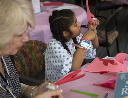 Patients treated to books, arts and crafts at annual ‘Spring Into Reading’