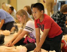Loma Linda University trains 872 elementary students in CPR