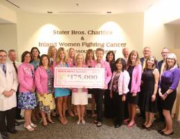 Inland Women Fighting Cancer and Stater Bros. Charities deliver generous donation from Believe Walk
