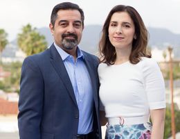 The fight against Alzheimer's two doctors standing