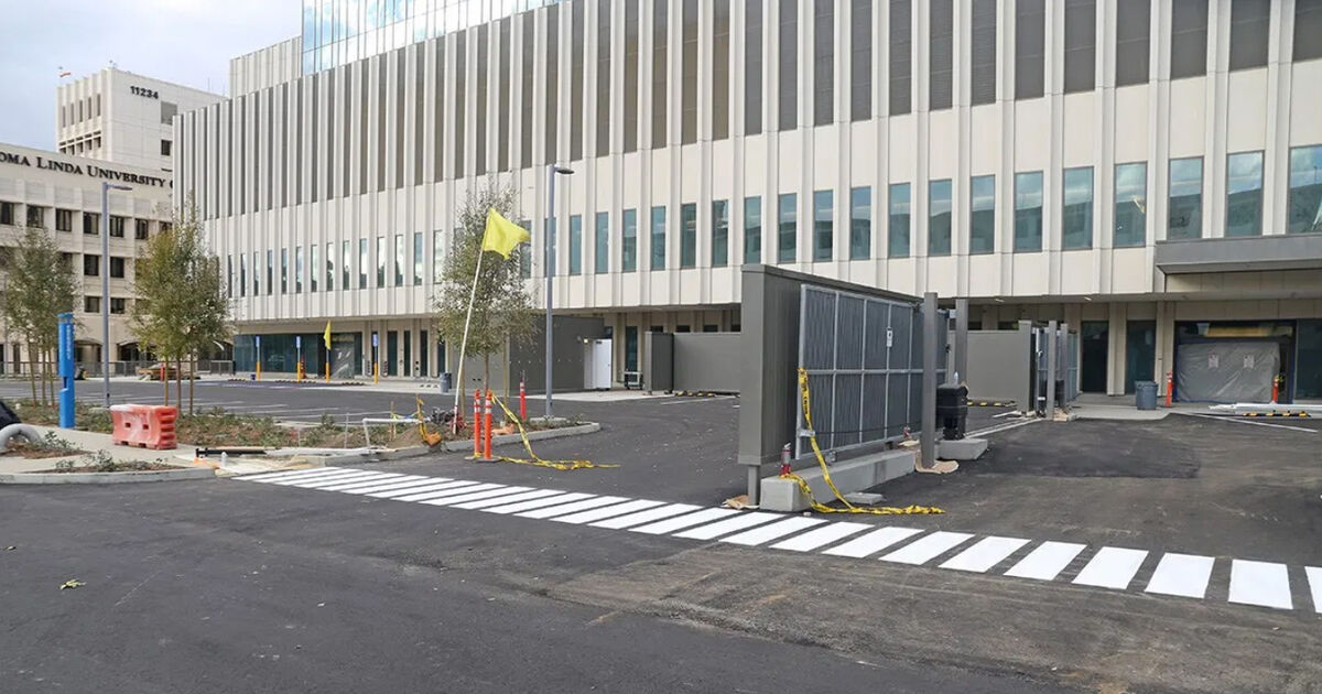 Er Outside Building Access, parking areas for Emergency Departments receive finishing ...