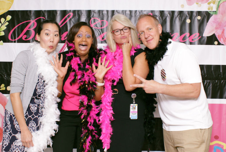 LLUCH clinical staff also had some photobooth fun.